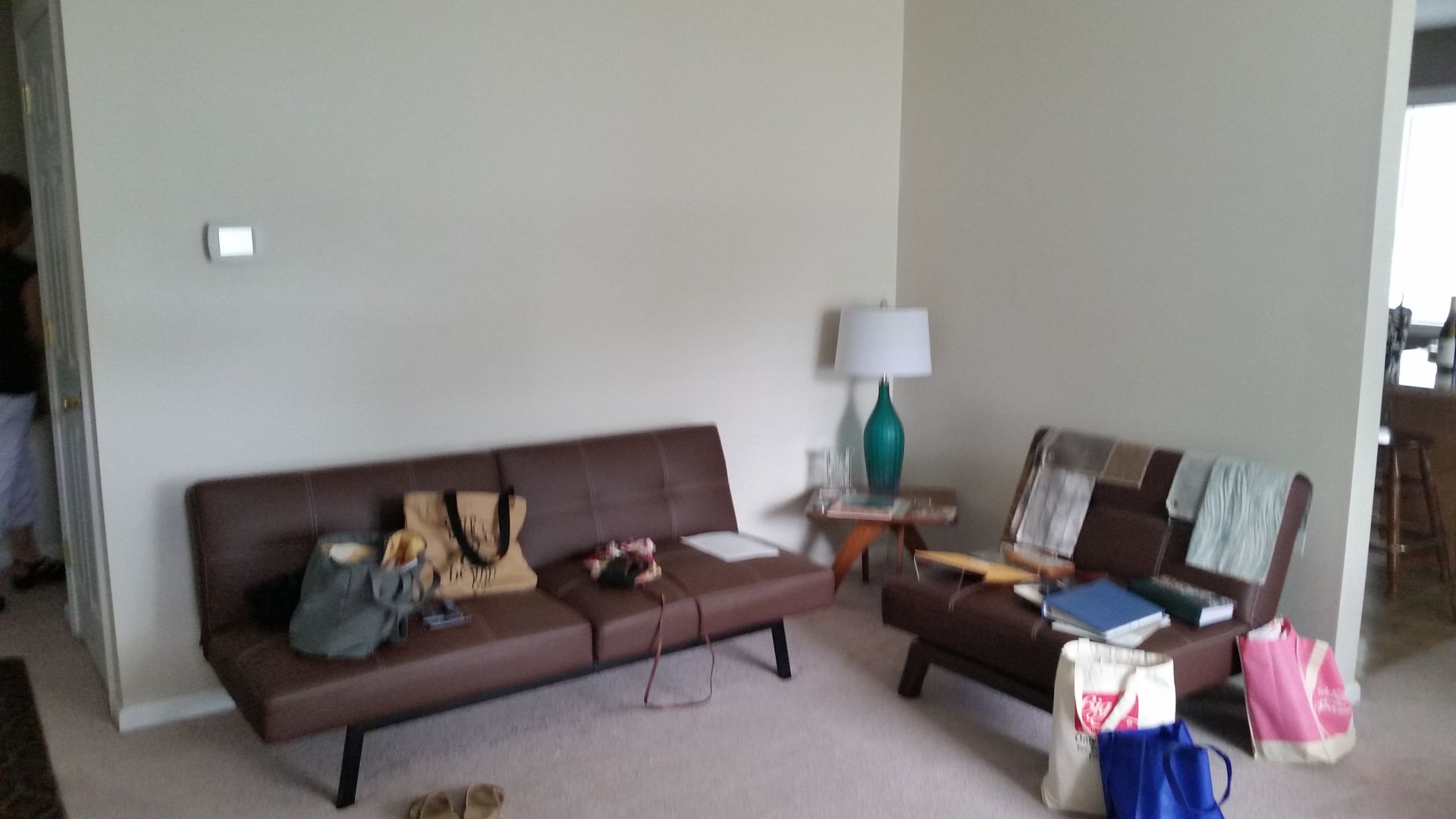 interior decorating project before preview in Western MA