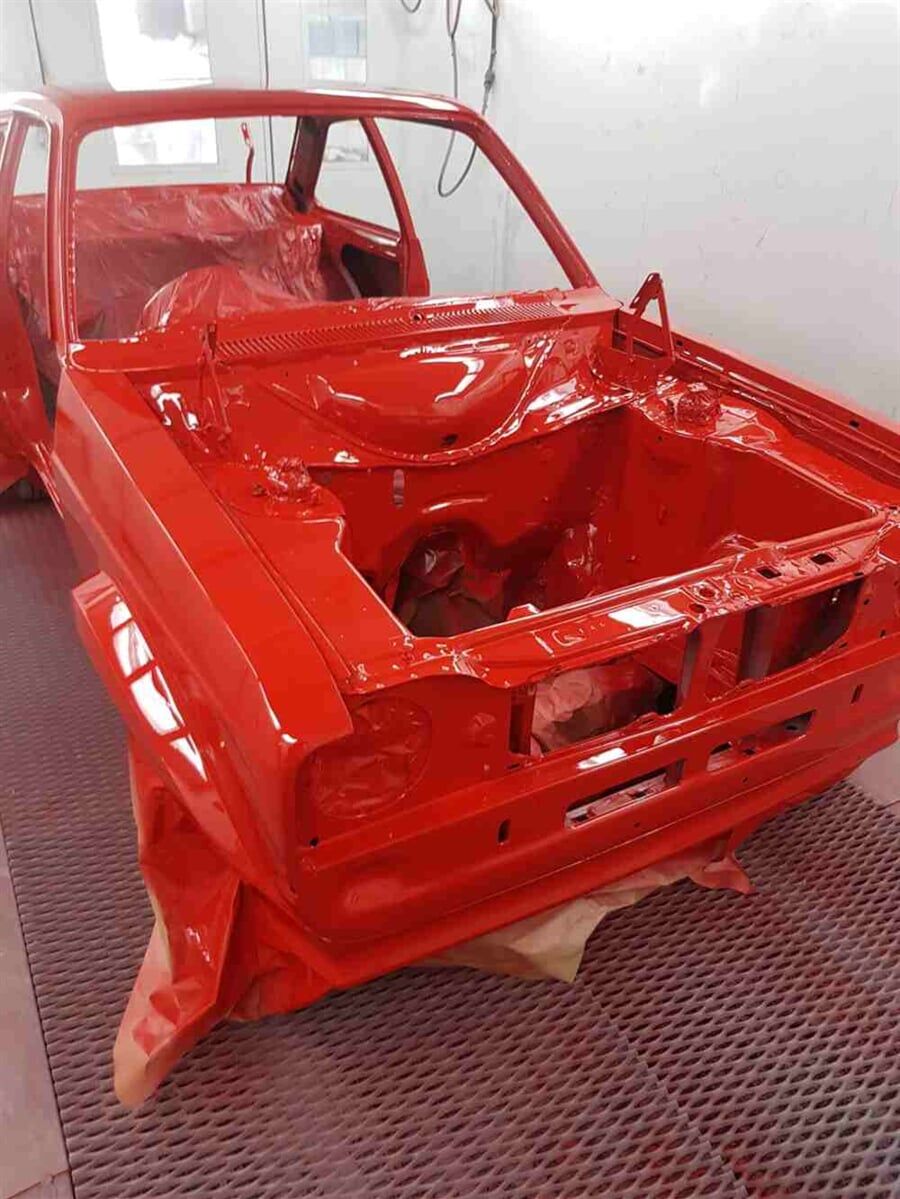 red car repair — Smash Repairs in Coffs Harbour, NSW