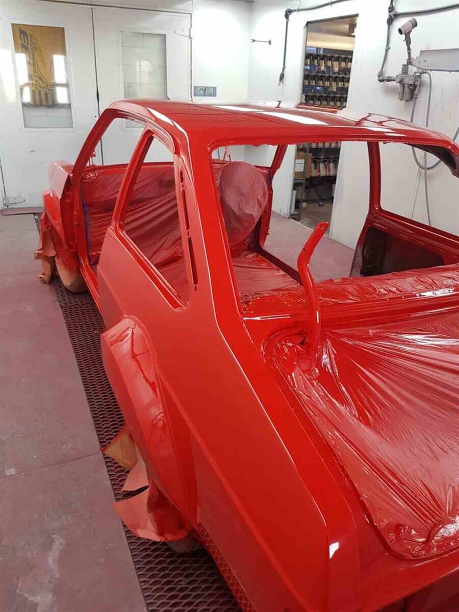 red car repair — Smash Repairs in Coffs Harbour, NSW