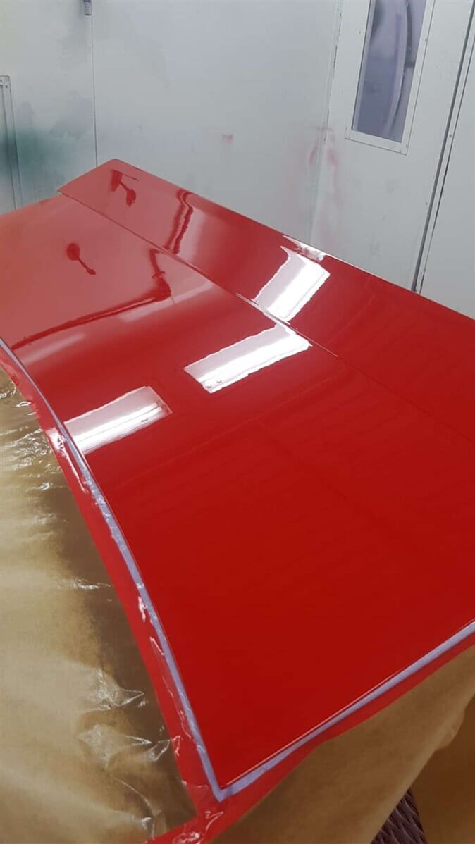 Red car back part — Smash Repairs in Coffs Harbour, NSW