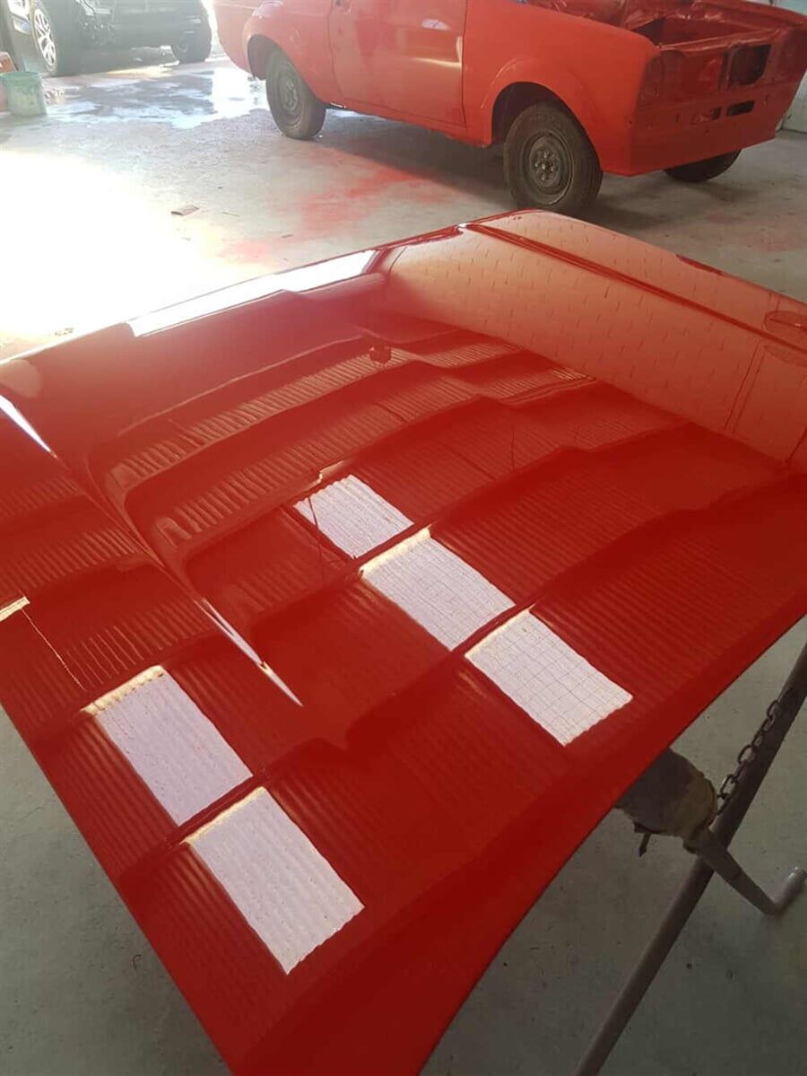 red car part — Smash Repairs in Coffs Harbour, NSW