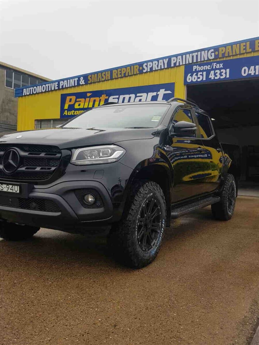 Black car — Smash Repairs in Coffs Harbour, NSW