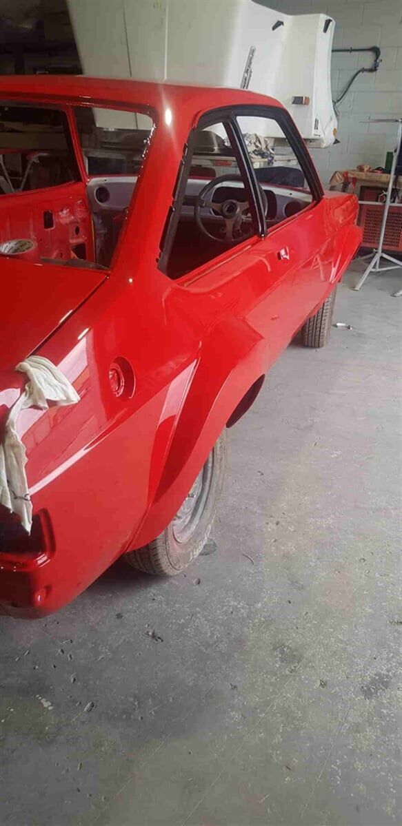 Red car angle — Smash Repairs in Coffs Harbour, NSW