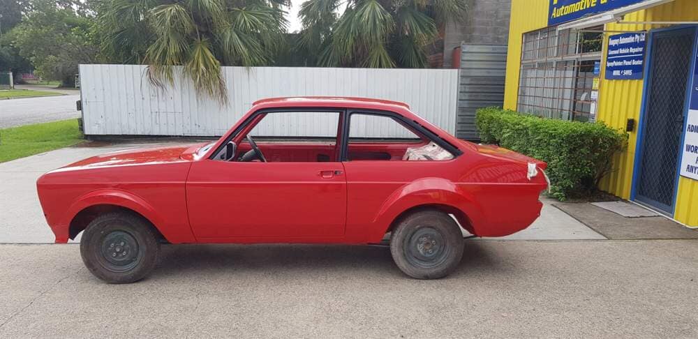 Red Car — Smash Repairs in Coffs Harbour, NSW