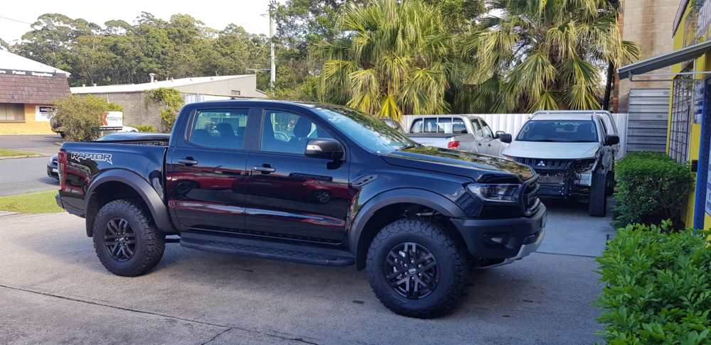 Black truck — Smash Repairs in Coffs Harbour, NSW