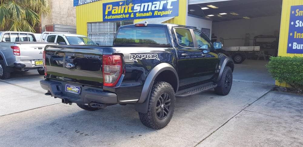 Black truck — Smash Repairs in Coffs Harbour, NSW