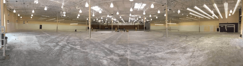 concert floor installation