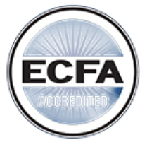 A logo for ecfa accredited is shown on a white background.