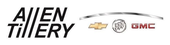 A logo for allen tillery chevrolet and gmc