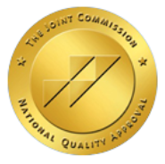 A gold coin that says the joint commission national quality approval
