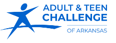 The logo for the adult and teen challenge of arkansas