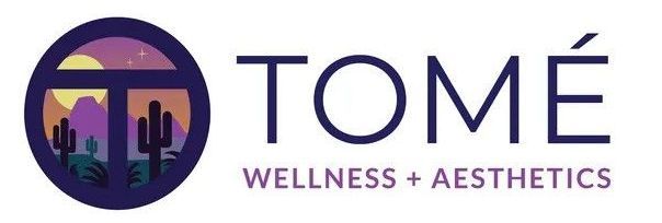 A logo for tome wellness and aesthetics