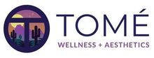 A logo for a company called tome wellness and aesthetics