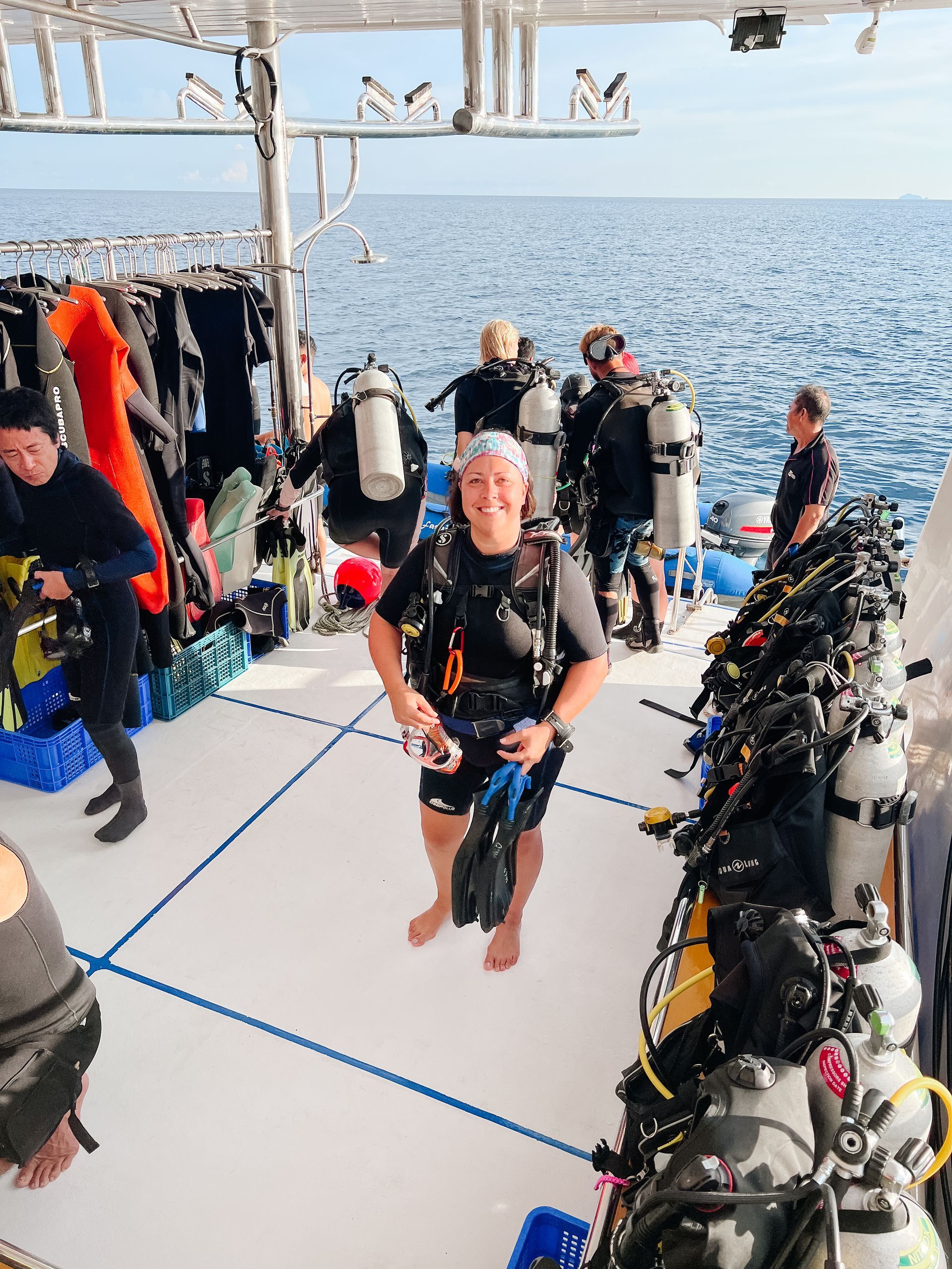 Maryanne Lechleiter scuba diving in Thailand