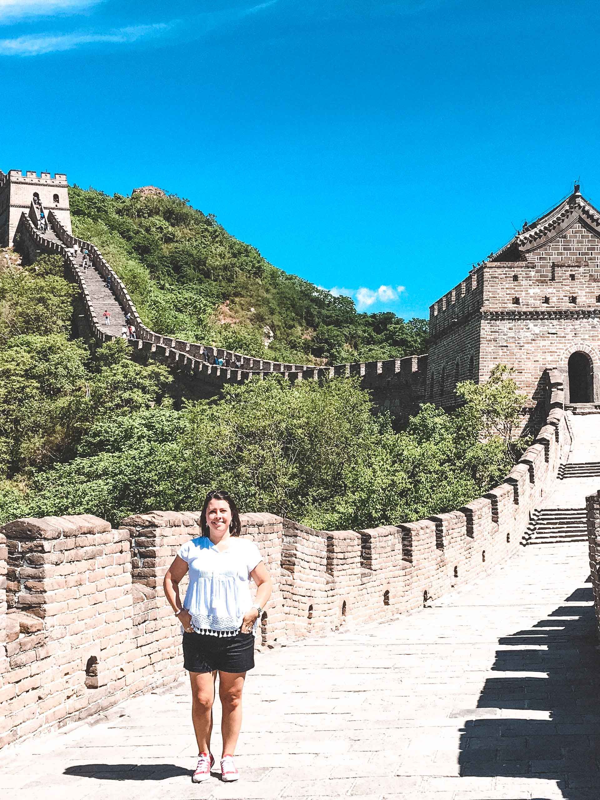 Maryanne Lechleiter at Great Wall of China