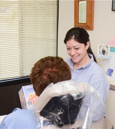 Dentist And Client — Fair Oaks, CA — Sun Oaks Dental
