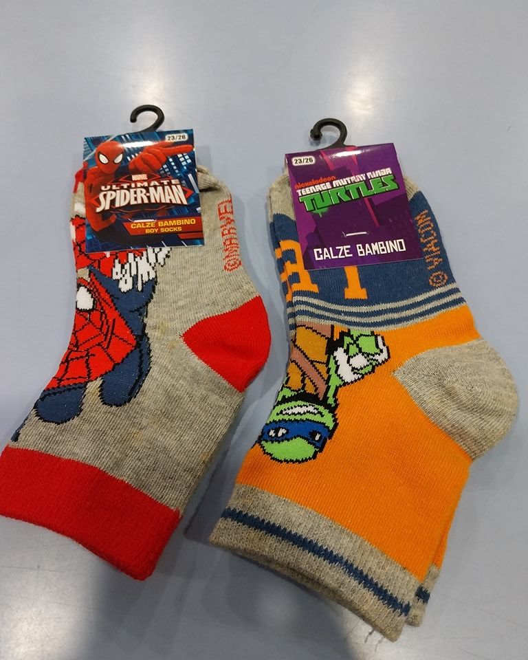 calze personaggi cartoni