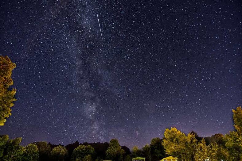 Star Gazing at Queensland Holiday Park Barrhill South Ayrshire Scotland