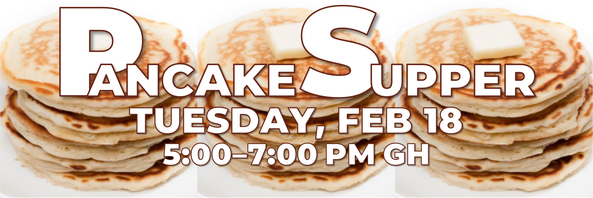 Pancake Supper Banner