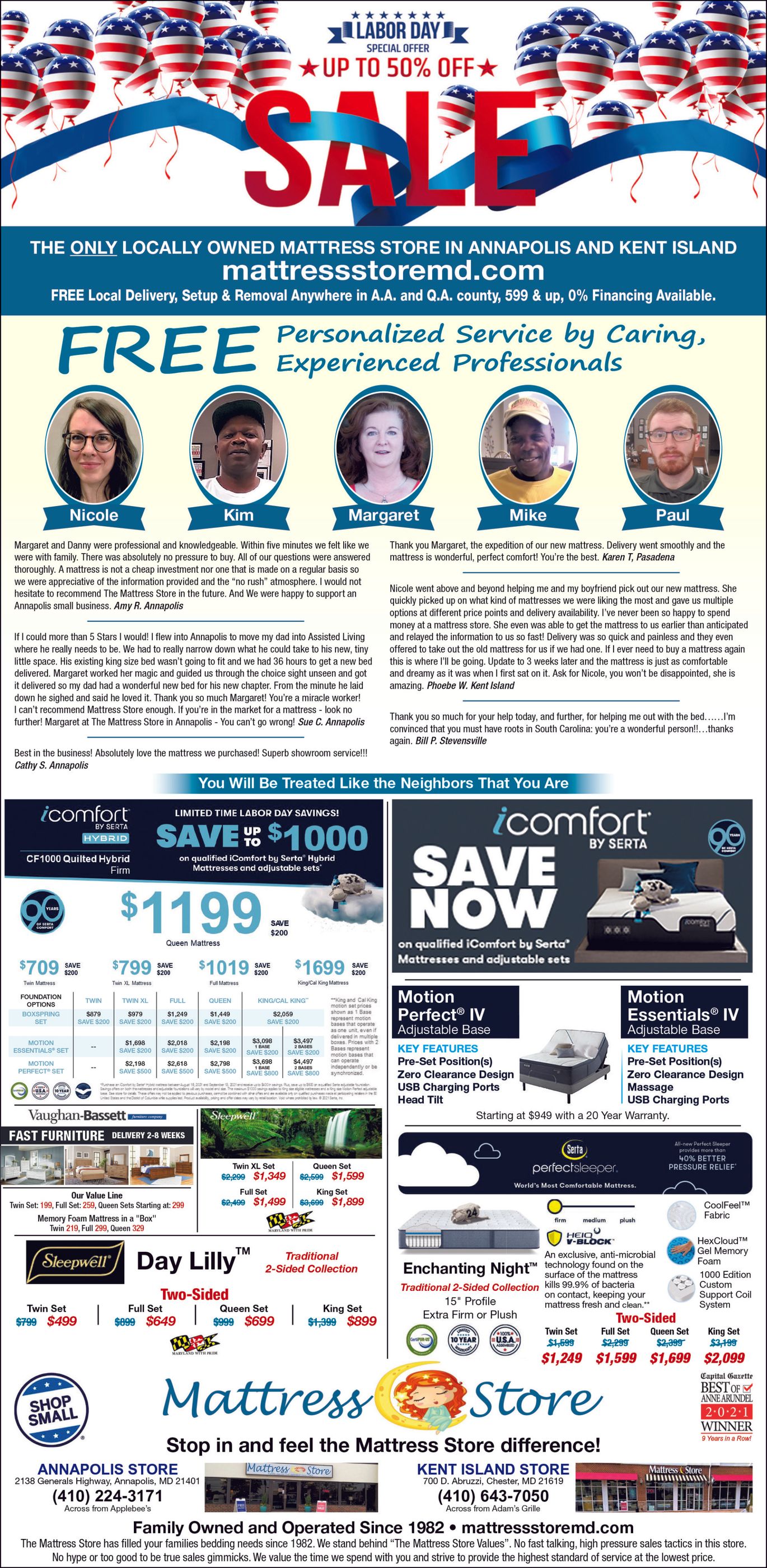 Home Annapolis, MD Chester, MDThe Mattress Store