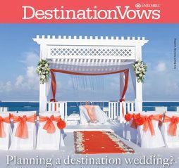 destination vows A destination wedding is being planned on the beach.