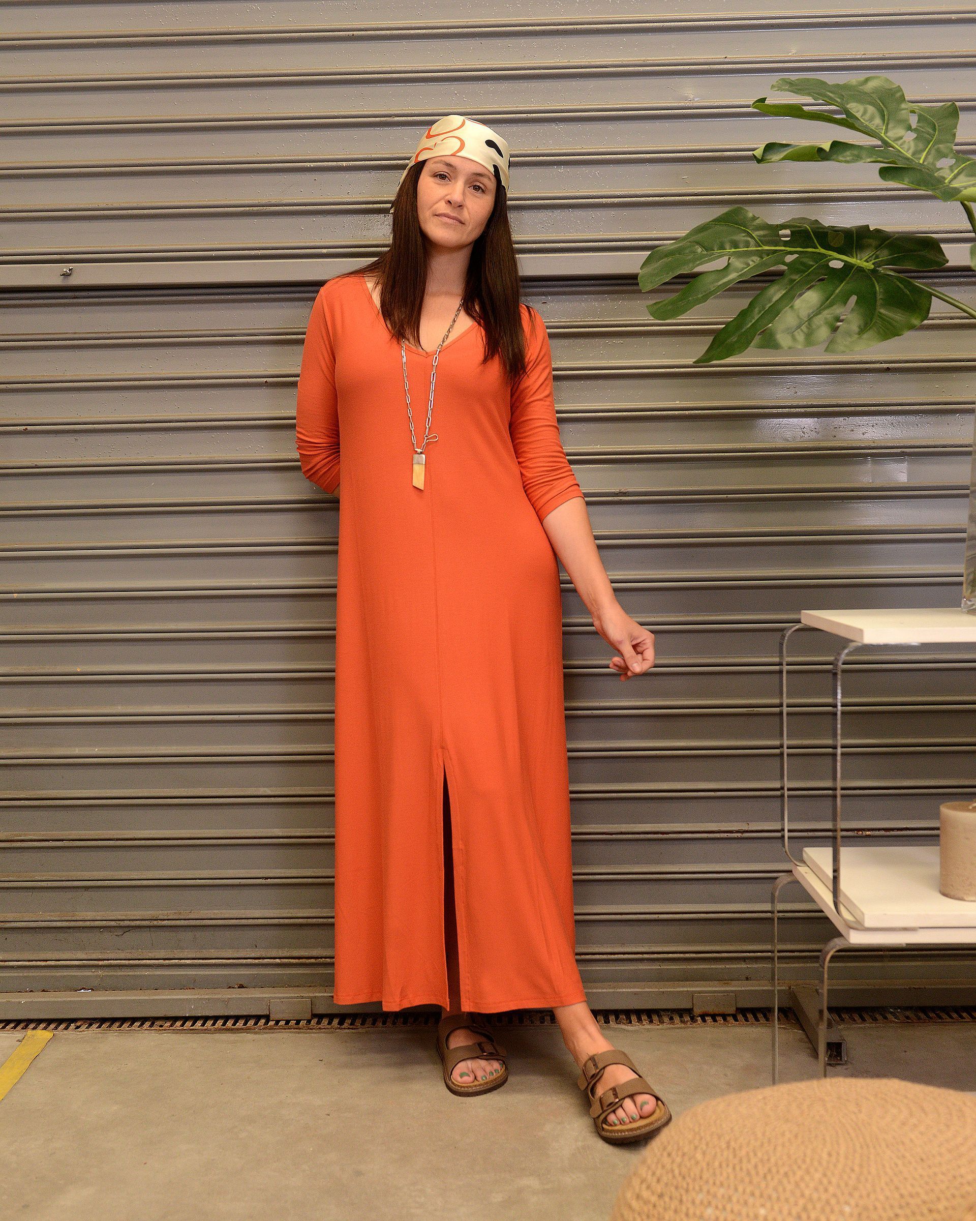 VESTIDO CREPÉ