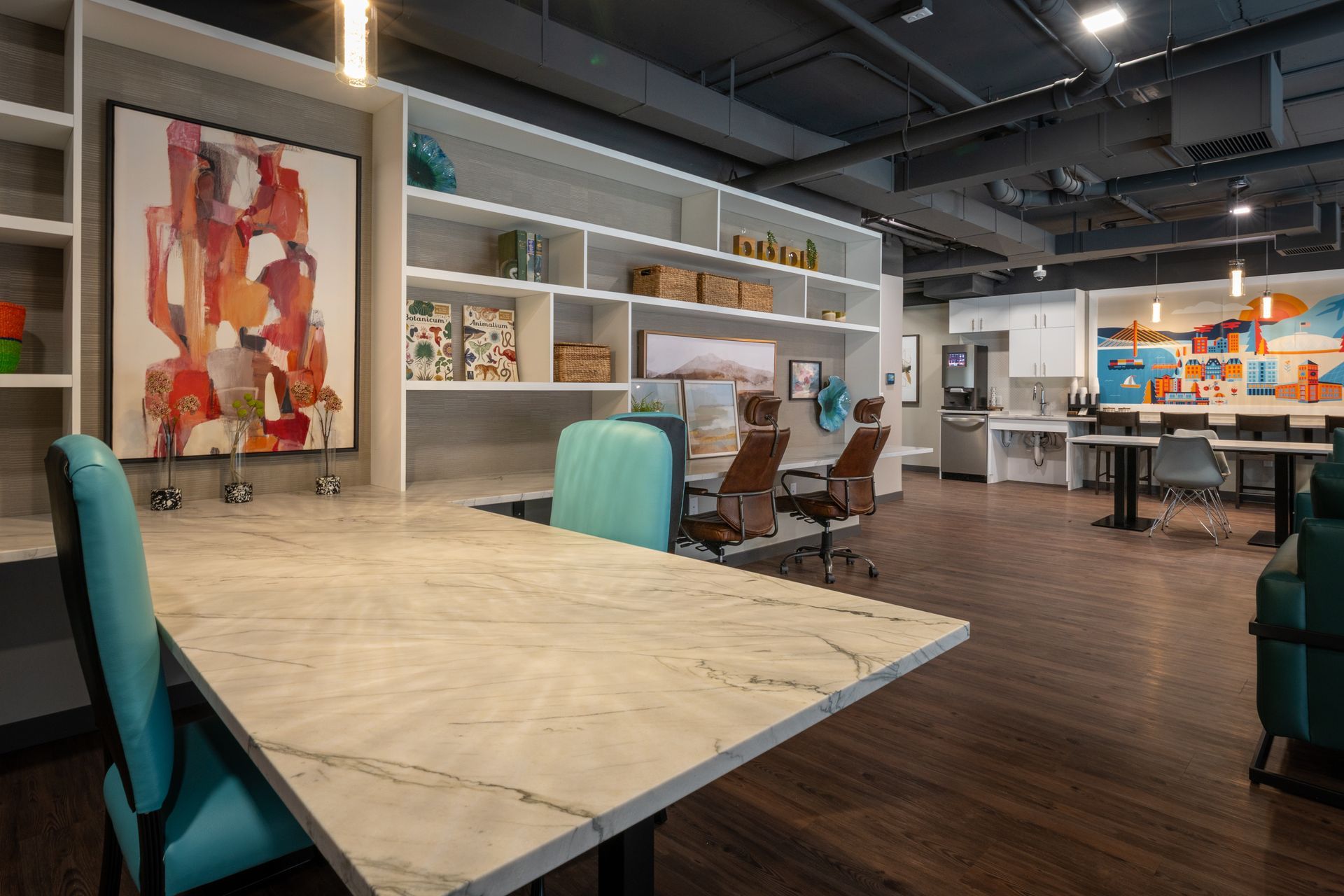 leasing office table