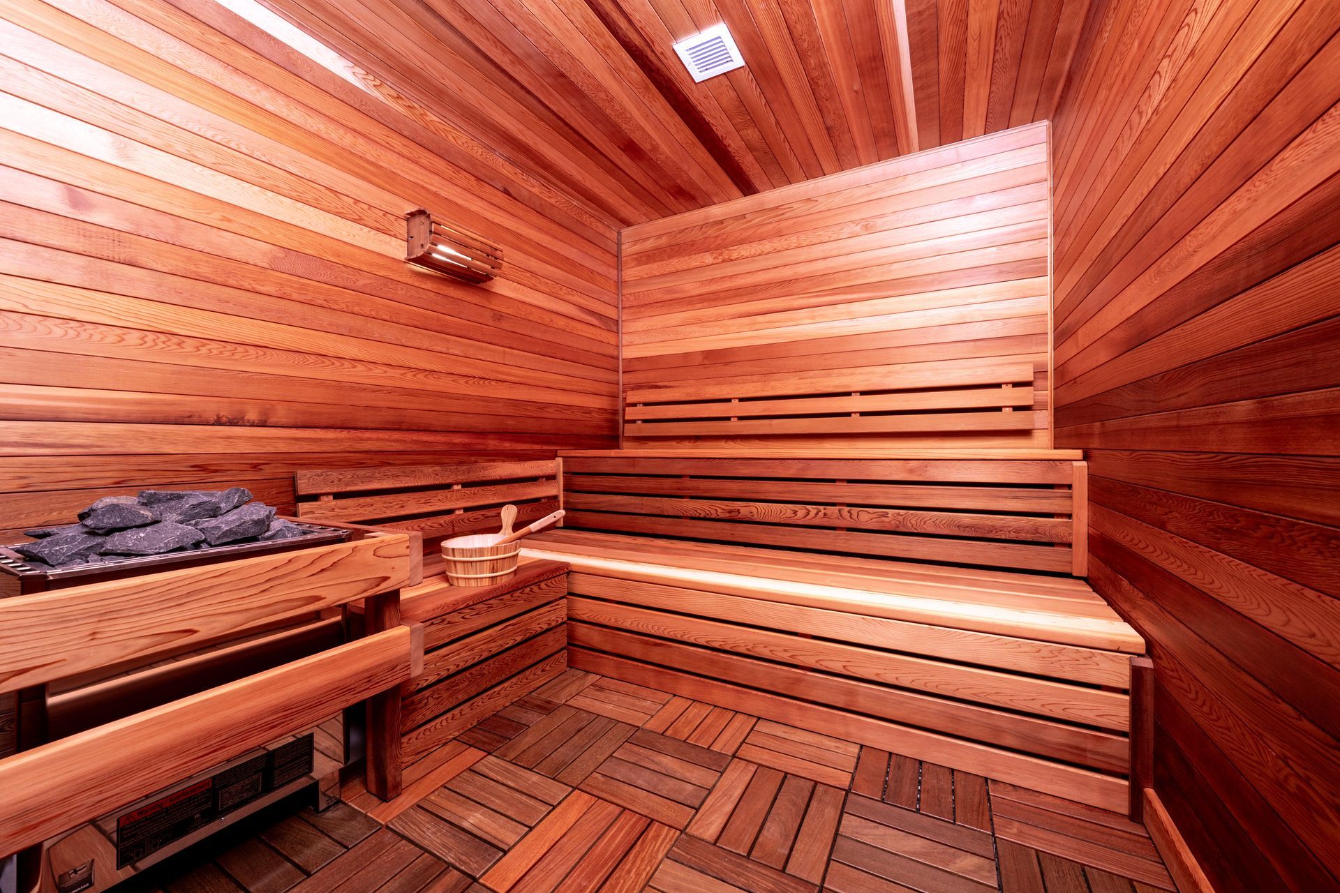 wood sauna