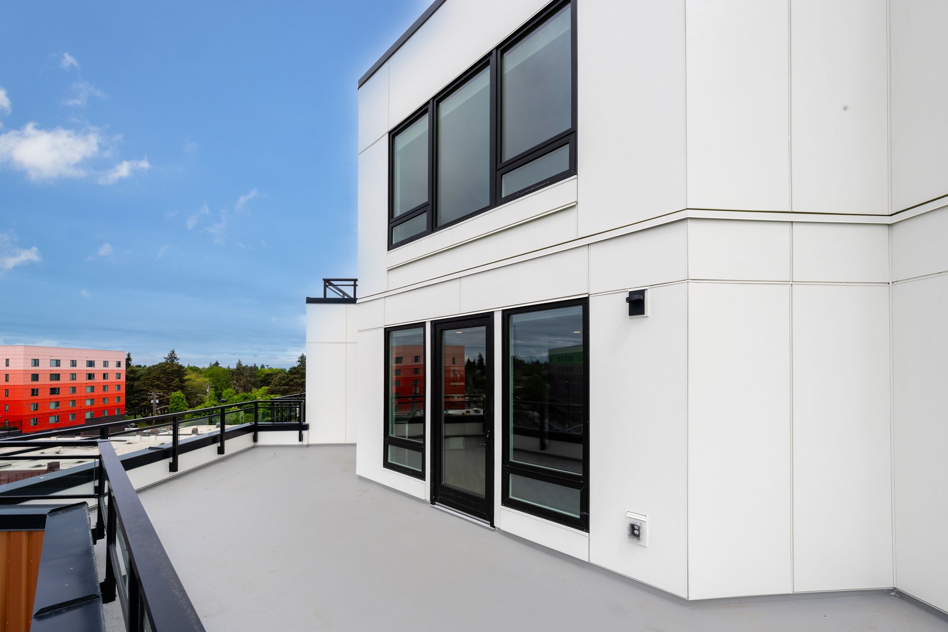 balcony area off apartment