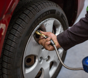 Our Mechanic Check Tire in Redwood City, CA - A+ Auto Repair of Redwood City