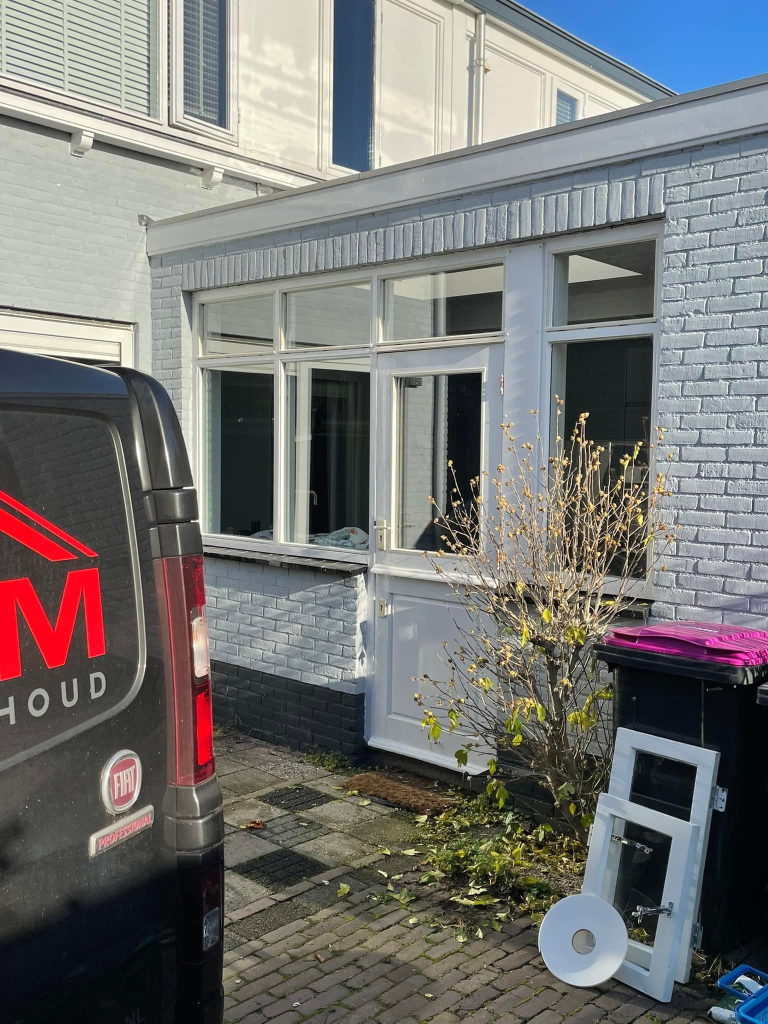 Isolatieglas HR++ in aanbouw