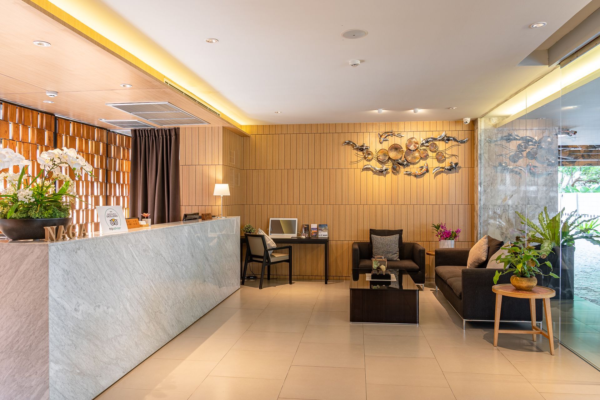 Naga Residence Hotel Bangkok - lobby area