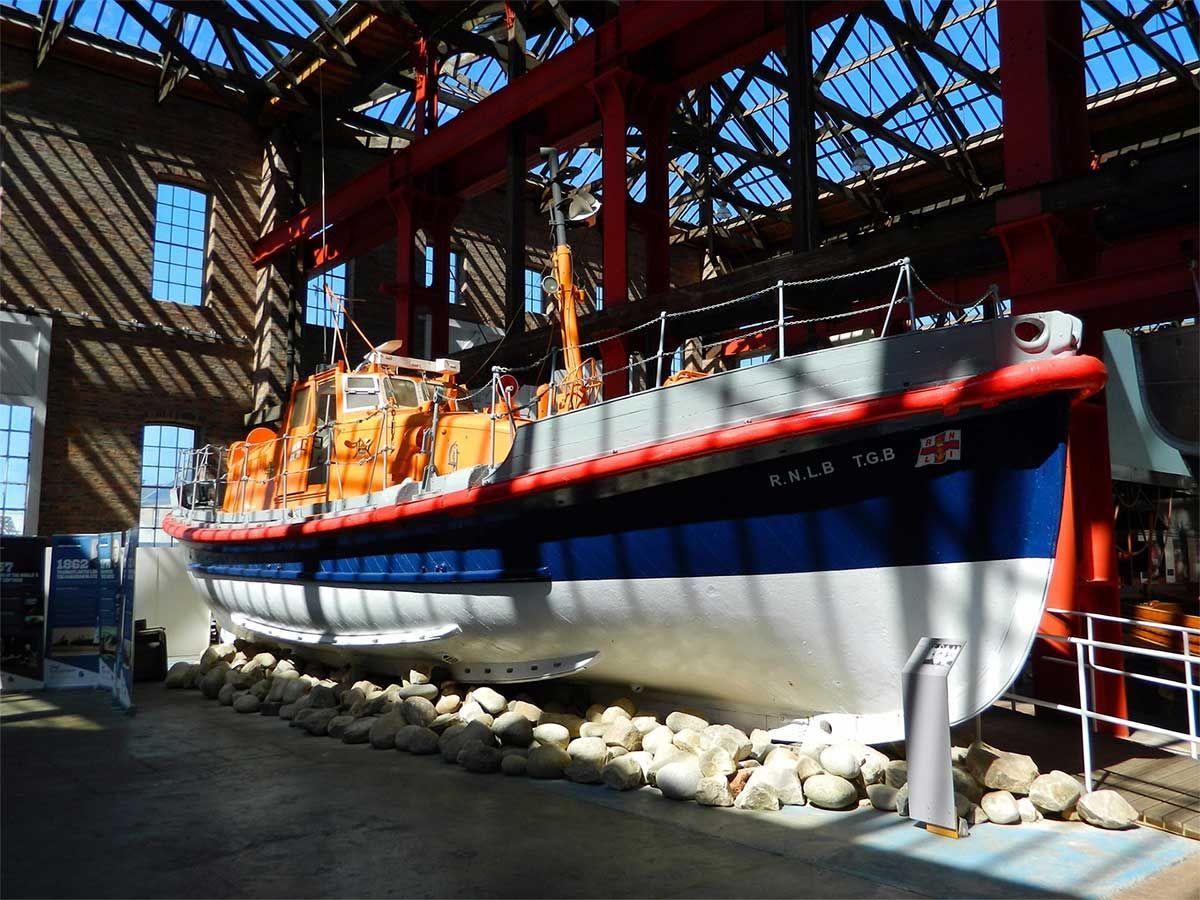 Life boat at maritime museum