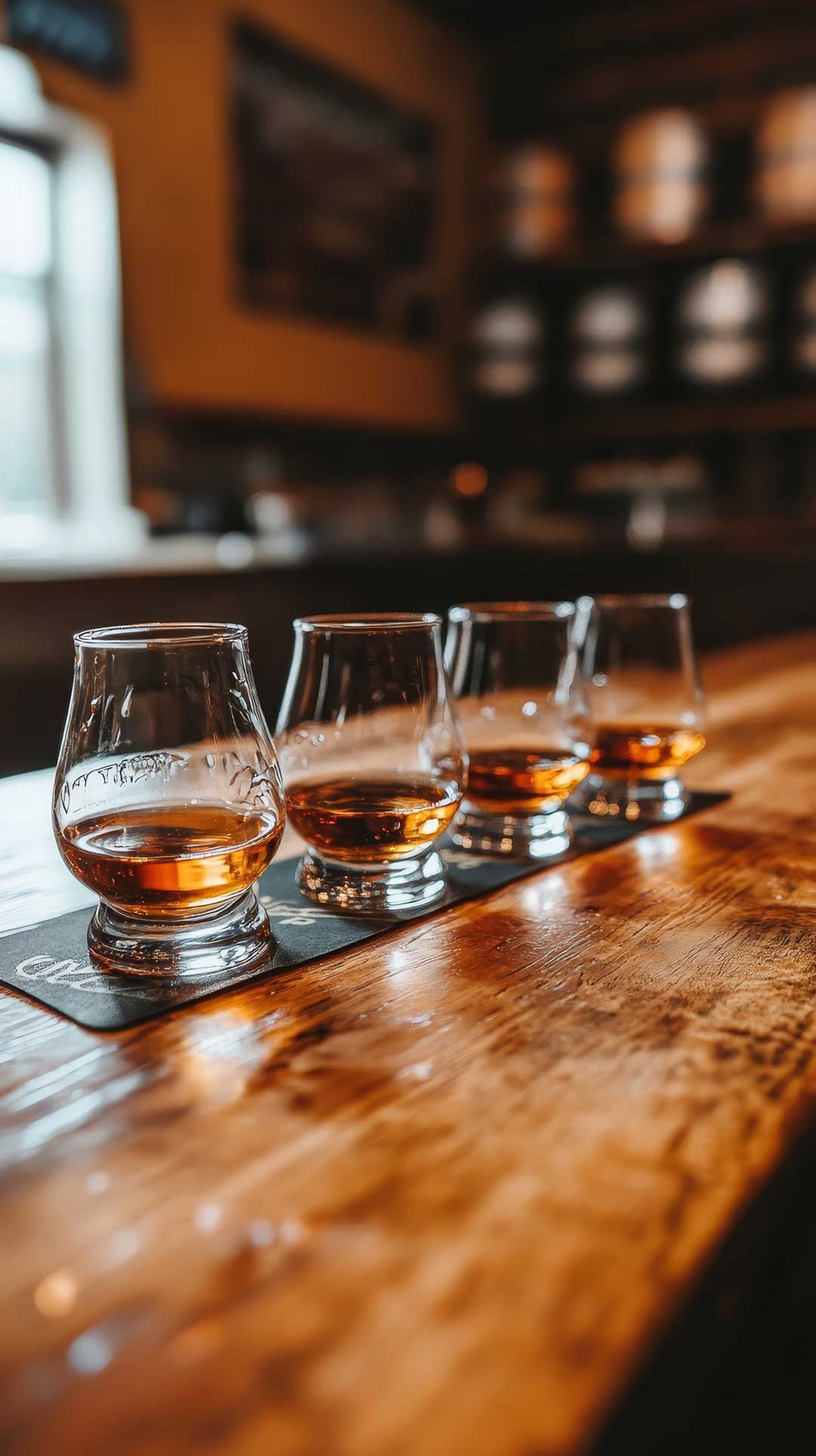 4 whiskey tasting glasses
