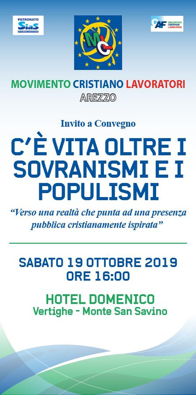 Eventi M.C.L. Movimento Cristiano Lavoratori Congressi Feste