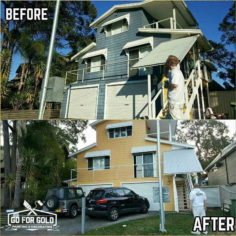 Transformation of a House: Before and After — Painters in Scone, NSW
