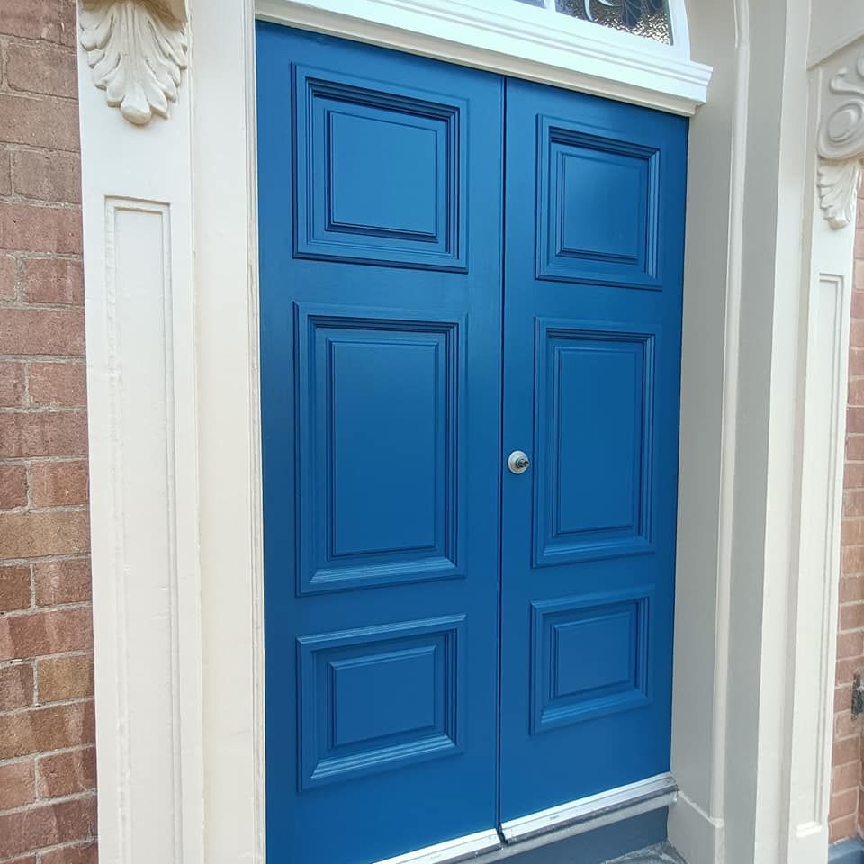 Painter Working on Adding Paint to the Sides of Roof — Painters in Muswellbrook, NSW