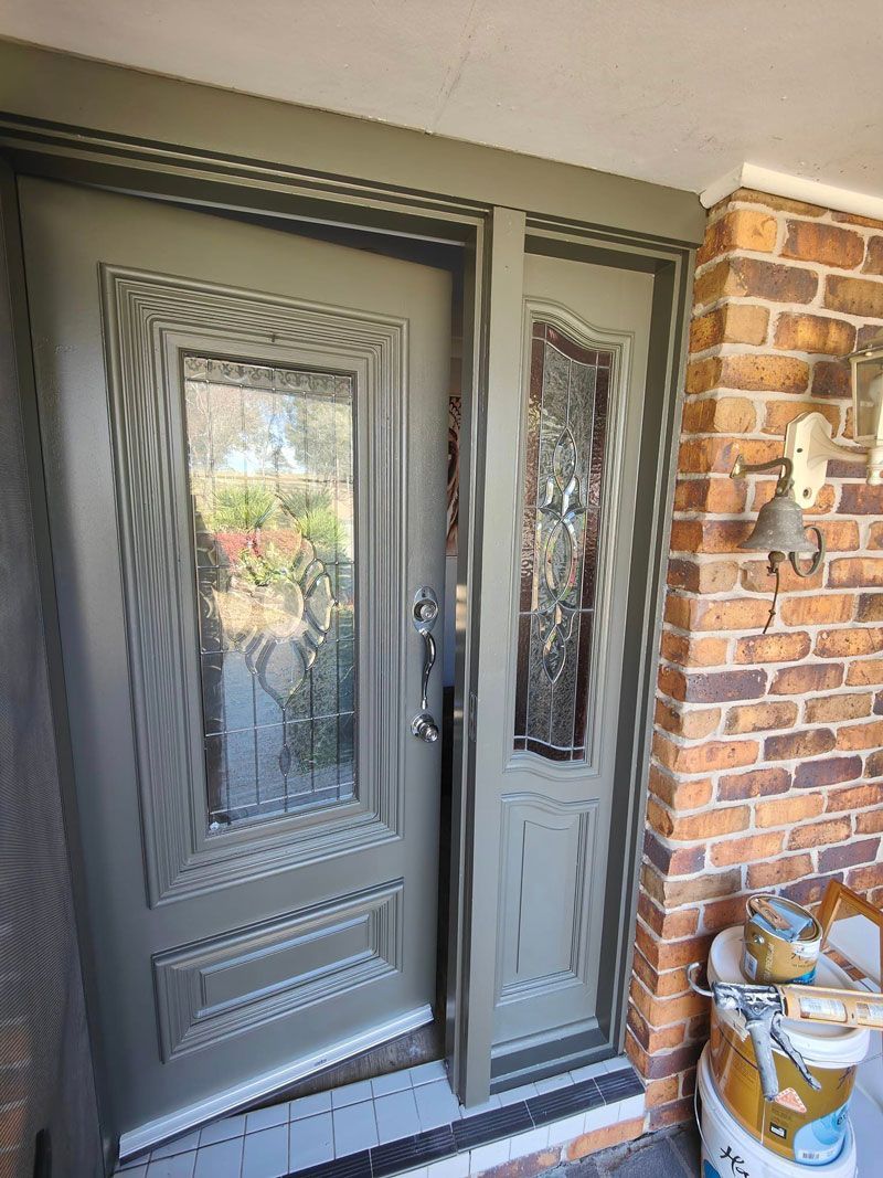 Half Opened Classic Door — Painters in Scone, NSW