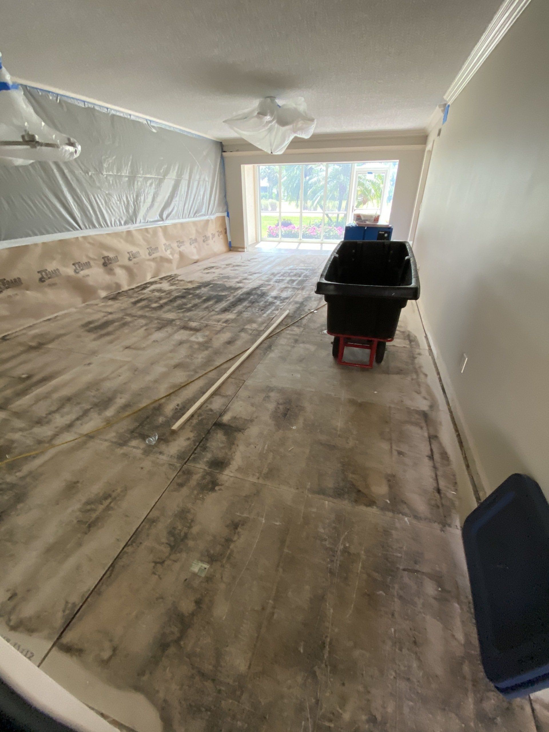Cleaning Mold On Wall — Naples, FL — Floods of SW Florida Inc