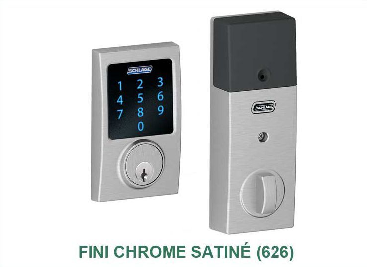 Une serrure de porte en acier inoxydable avec affichage numérique