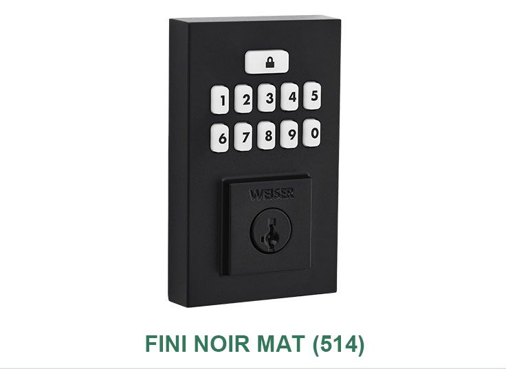 Une boîte noire avec un clavier et un cadenas dessus.
