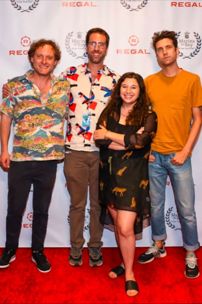 At the festival showing of Typecast or (The Rise and Fall of Boingman) at the Marina del Rey Film Festival. June 22, 2024