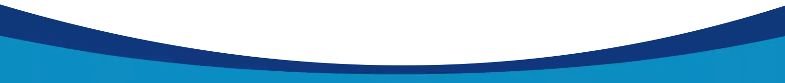 A stylized graphic with a curved blue line on a light blue background.