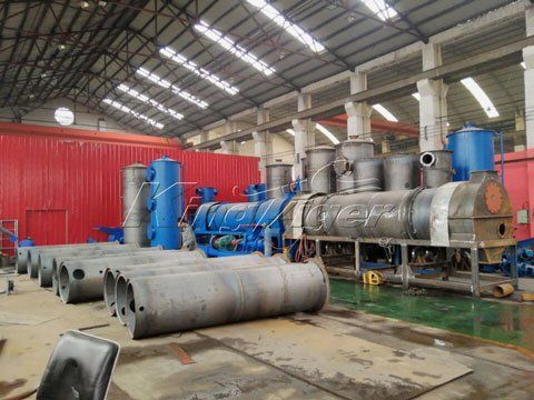 Wood Charcoal Making Machine
