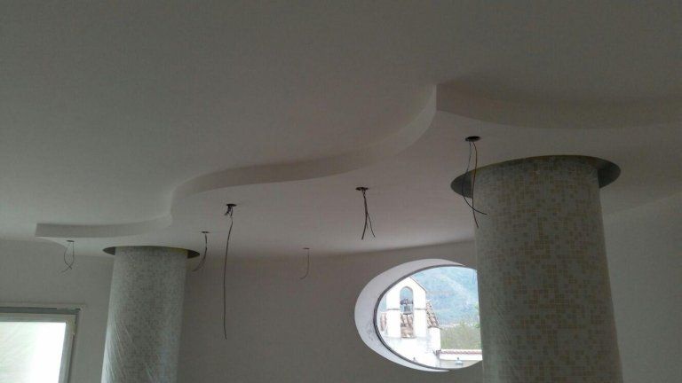 contro soffitto in cartongesso