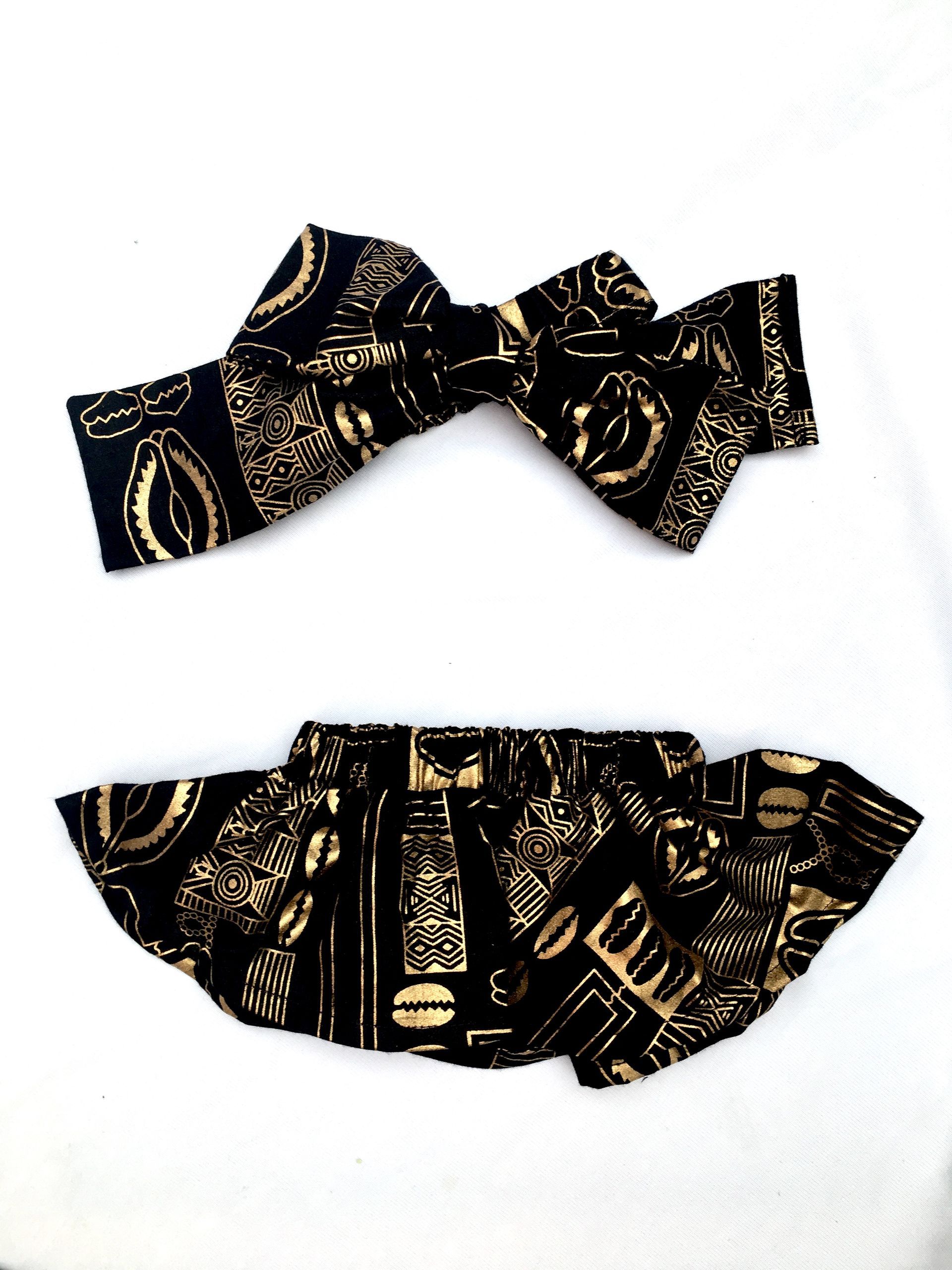 LIMITED Edition Metallic Gold + Black African