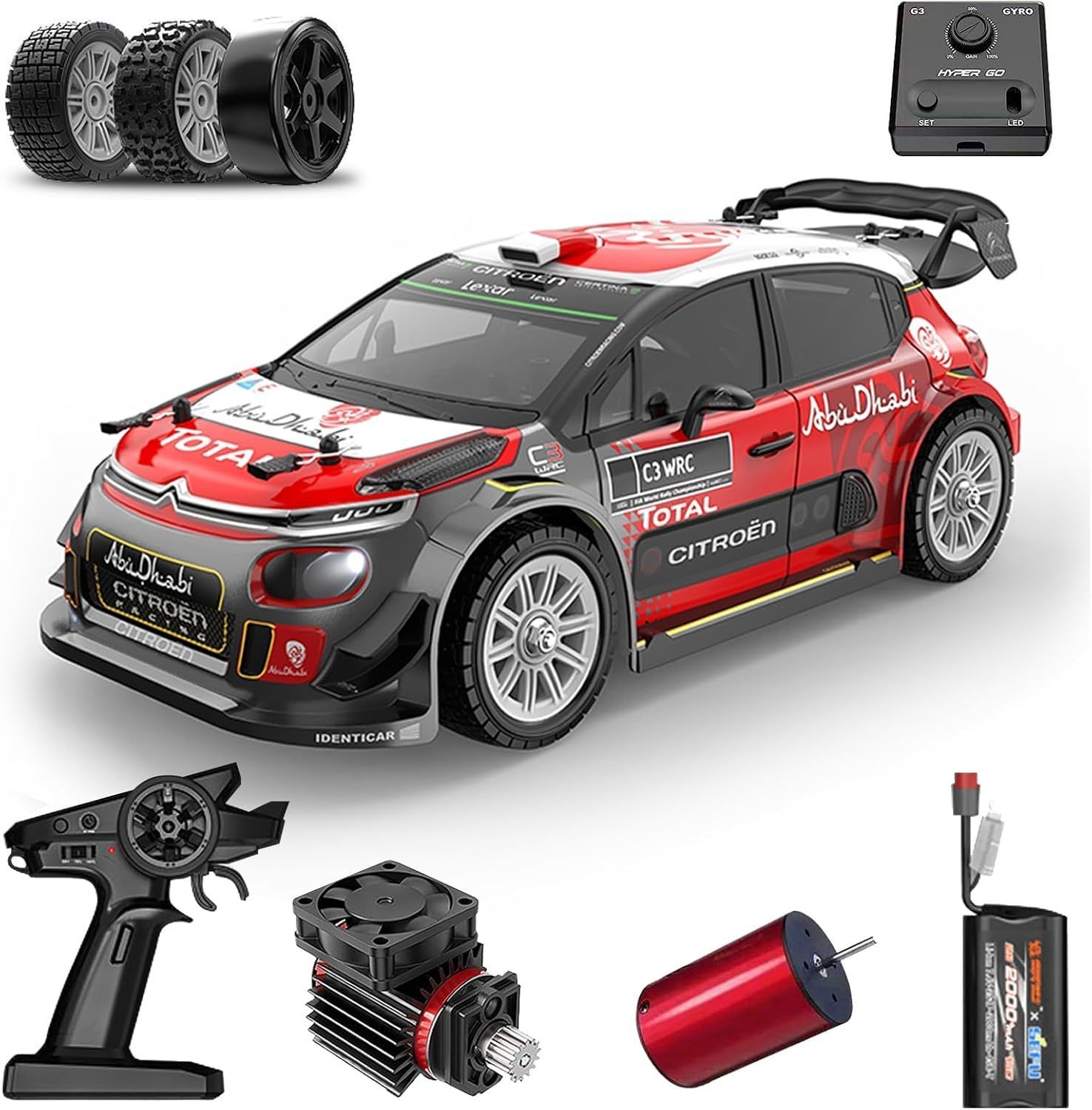 MJX Hyper Go 14303 Rally Car 1/14 Scale Brushless Motor is 2s – 3s capable