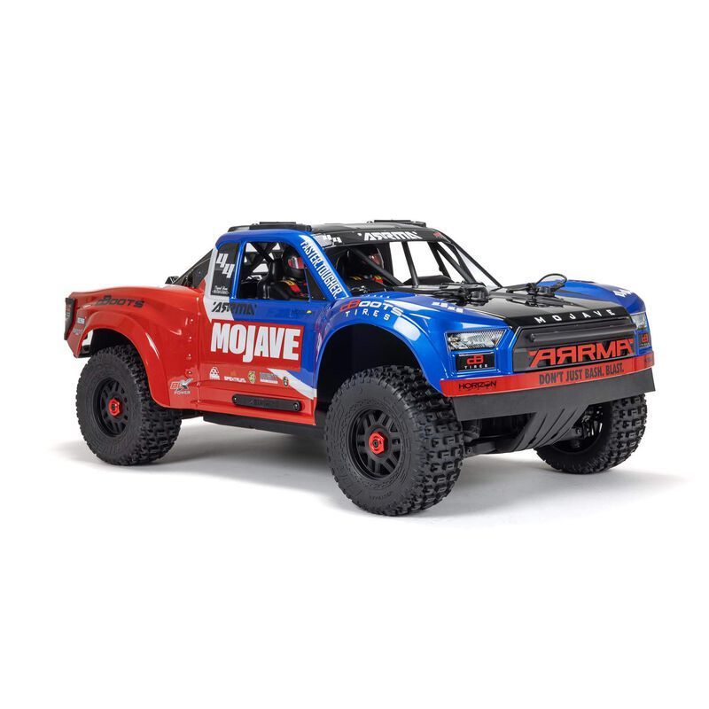 Arrma Mojave Blue/Red 4x4 4S Desert Truck 1/10 Scale RTR RC Brushless