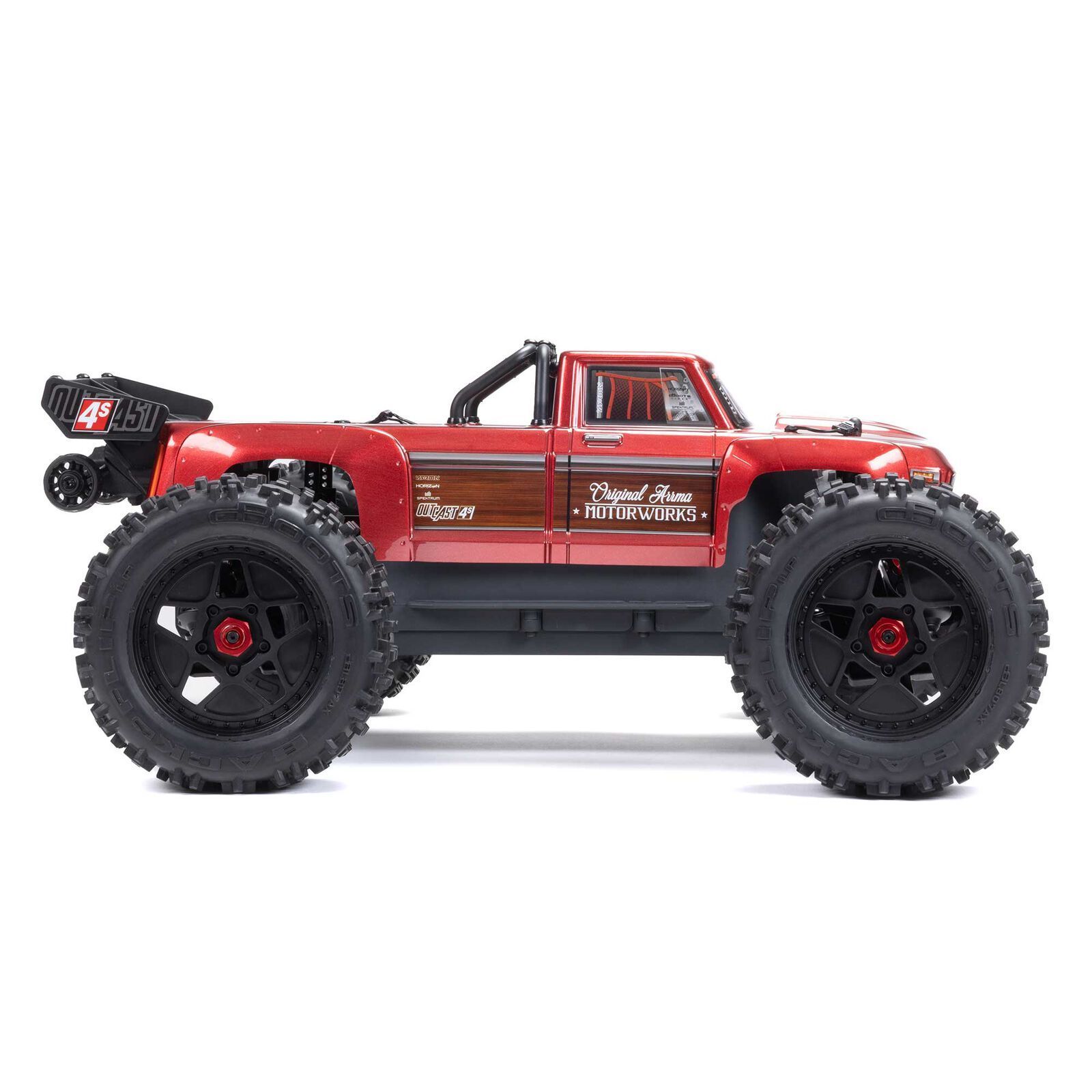 Arrma Outcast Red 4S Stunt Truck 1/10 Scale RTR RC Brushless