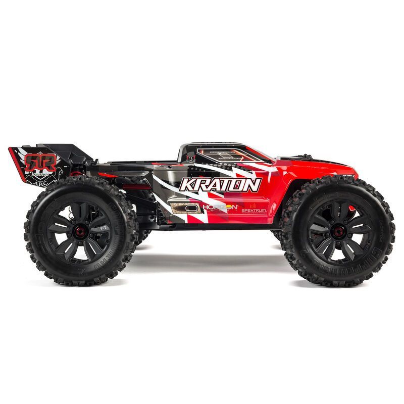 Arrma Kraton Red 6S Basher 1/8 Scale RTR RC Brushless V2 ESC